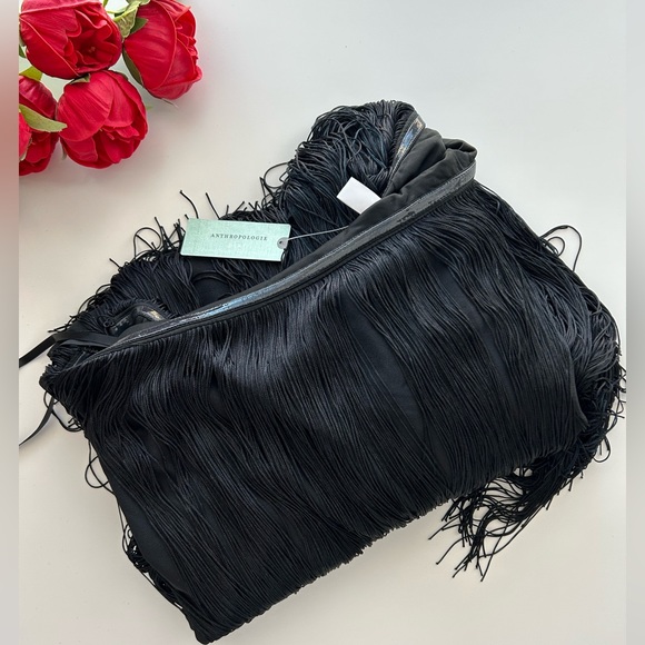 Anthropologie hutch one shoulder fringed mini dress - Picture 12 of 16